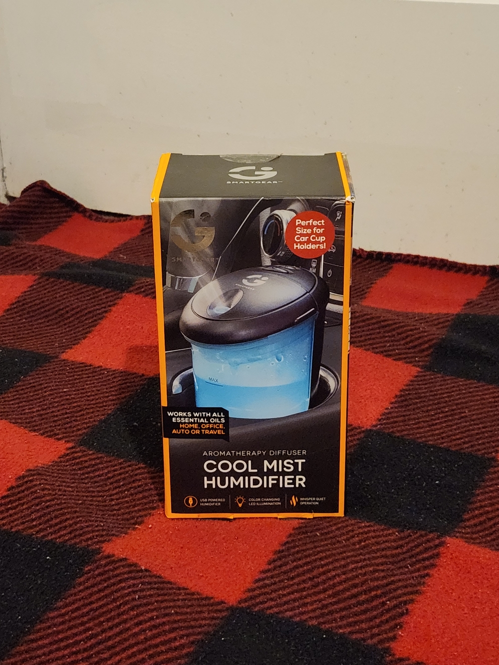 Smart Gear Cool Mist Humidifier Aromatherapy Diffuser - Black/Blue